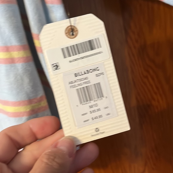 NWT oversized billabong tee womens sz M - Picture 4 of 14